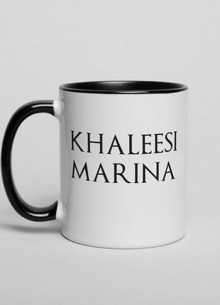 Чашка got "khaleesi" іменна, англійська2 фото