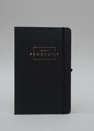 Дневник productivity journal french, черный