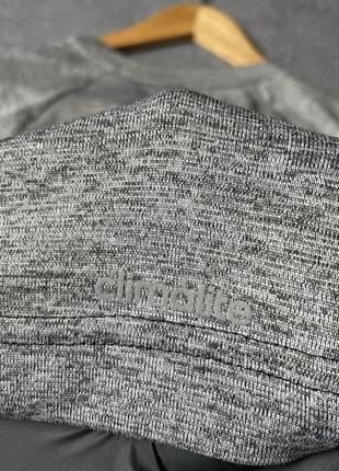Мужская серая спортивная футболка майка adidas climalite адидас оригинал размер м9 фото