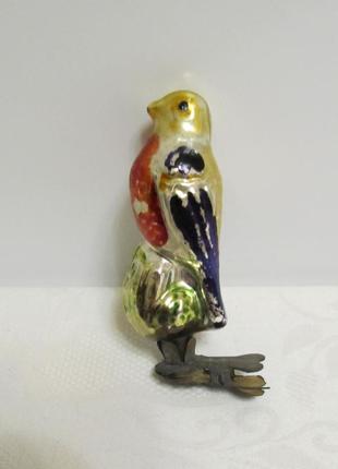 Советская ёлочная игрушка "снегирь" прищепка 1950-60 гг из каталога