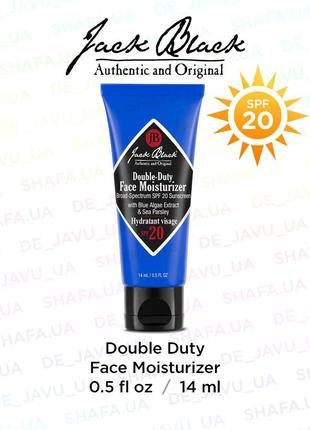 Чоловічий зволожуючий крем jack black double duty face moisturizer spf 20