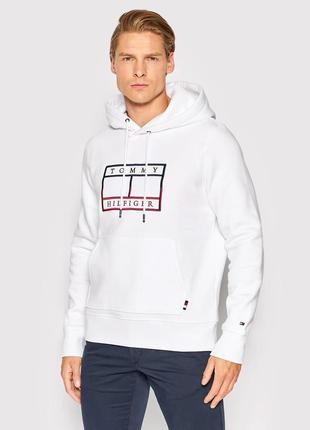 Худи tommy hilfiger (белое)