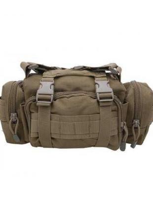 Сумка на пояс через плече gfc tactical 270 х 80 х 170 мм олива gft-20-003545