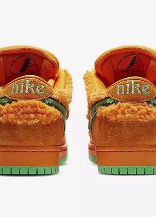 Nike sb dunk low x grateful dead bears orange4 фото