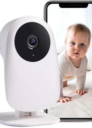 Видеоняня nooie baby monitor wifi 1080p камера с ночным видением