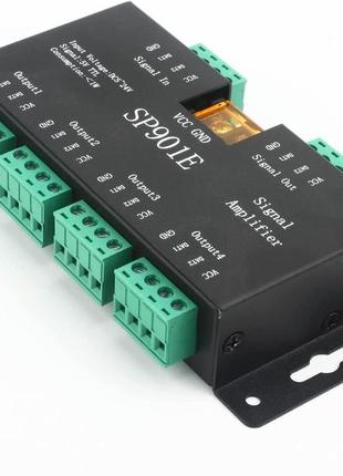 Spi усилитель сигнала sp901e rgb 5-24 в | для адресной ленты