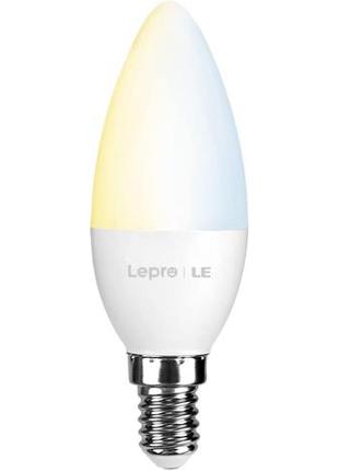 Умная лампочка lepro e14  4,5 вт, 380 лм, 2700–6500 k уценка