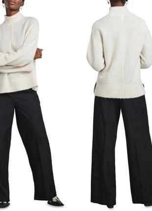 Очень качественный шерстяной свитер от премиум бренда yas 43% шерсть 30% альпака