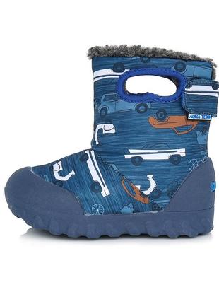 Зимние акватекс ботинки ddstep