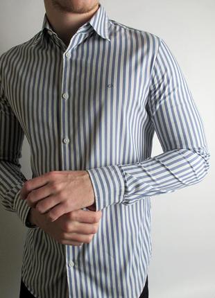 Рубашка/сорочка calvin klein - slim fit striped tee