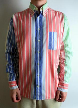 Рубашка/сорочка gant - washer oxford multicolour striped shirt4 фото