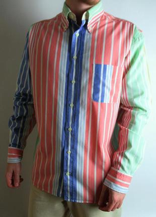 Рубашка/сорочка gant - washer oxford multicolour striped shirt6 фото