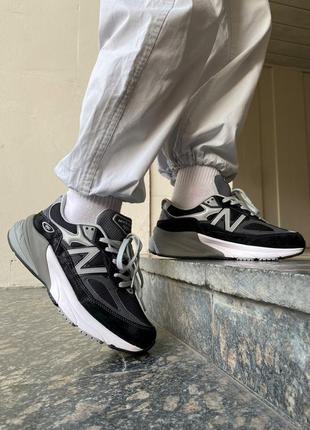 Кроссовки new balance 990 v6 black/white