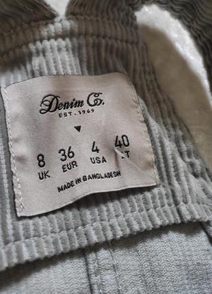 Вельветовий сарафан denim co, сукня/вельветовый сарафан мини 42-447 фото