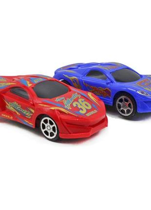 Машинка инерционная "гоночная" пластик разноцвет (199617)
