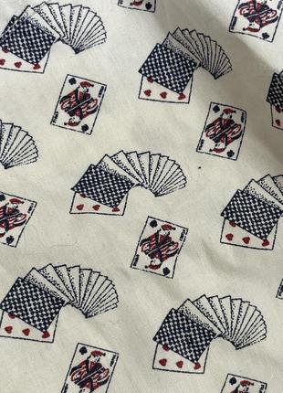 Рубашка vintage stussy shirt playing cards.8 фото