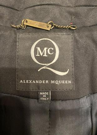 Alexander mcq mcqueen оригинал тренч пиджак пальто6 фото