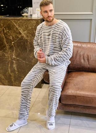 Мужская махровая пижама1 фото