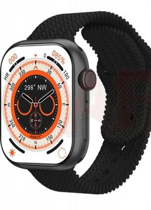 Смарт часы hk9promax 1:1 эпл вотч 9 smartwatch черный українське меню2 фото