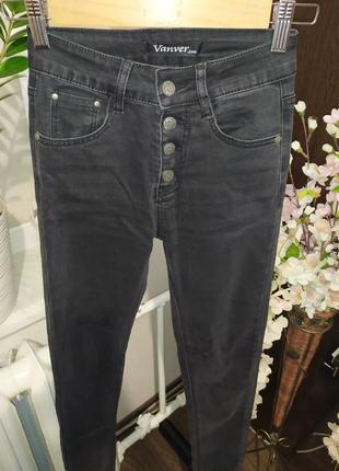 Крутые джинсы с высокой посадкой турция3 фото