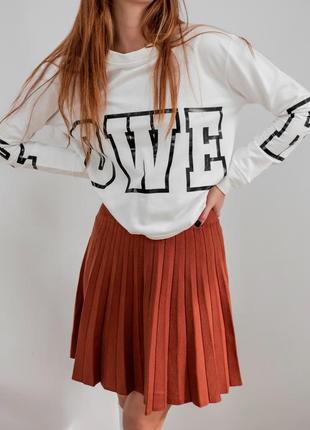 Жіночий білий світшот із надписом