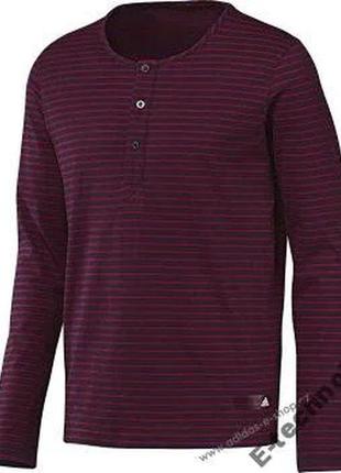 Футболка adidas sf yd l/s yarn-dyes polo