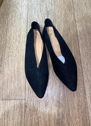 Туфли под замш с мягким задником