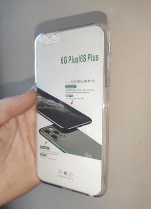 Защитный силиконовый чехол для apple iphone 6 6s plus, противоударный чехол для эйпл айфон 6 6с плюс