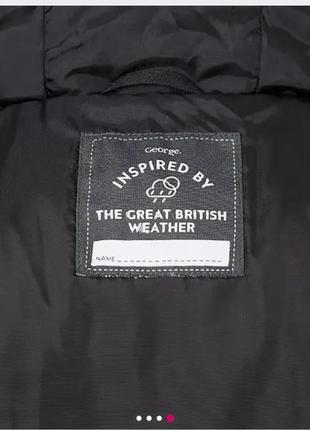 Куртка чорна george 116-146см4 фото