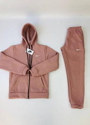 Підлітковий персиковий спортивний костюм nike