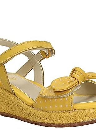 Р.37.5 clarks шкіряні босоніжки оригінал