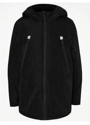 Куртка george черная 128-146см