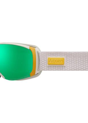 Лижна маска cairn pearl spx3 white-green