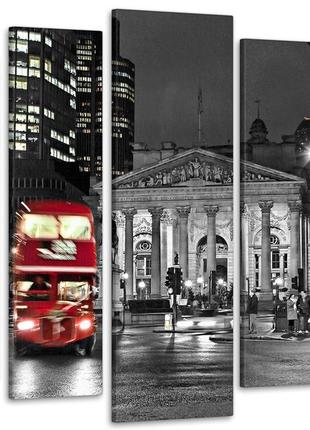 Модульная картина ночной лондон art-87_5 с лаковым покрытием