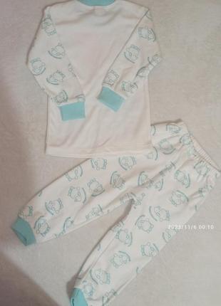 Пижама для малышей интерлок на 1-2 года2 фото