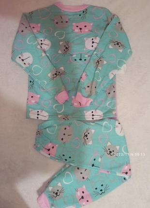 Пижама для девочек, байка рост2 фото