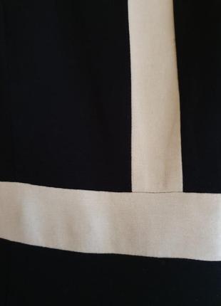 Новое черное бежевое приталенное короткое платье milly of new york / zara, h&m, bershka, asos, reserved3 фото