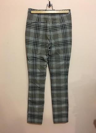 Клетчатые штаны zara plaid pants - xs-s6 фото