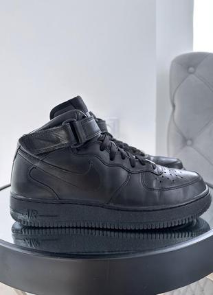 Качественные высокие кроссовки nike air force