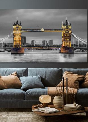 Картина на стену в гостиную / спальню велика британія mlp 80 с лаковым покрытием