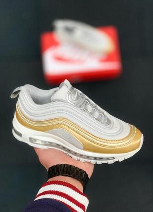 Nike air max 97 шикарні жіночі кросівки найк (весна-літо-осінь)😍7 фото