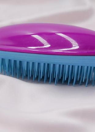 Расческа для волос spazzola фиолетовая, массажка для волос