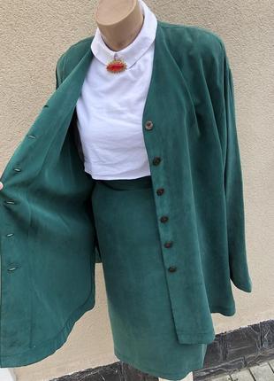 Винтаж,костюм(жакет,пиджак,кардиган-юбка карандаш)большой размер3 фото