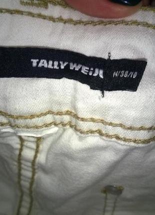 Джинсовая юбка белого цвета tally weijl3 фото