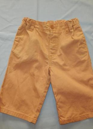 Matalan шорты котоновые стильные модные на мальчика 4-5 лет горчичиные