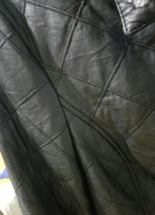 Женская кожаная куртка с мехом р.403 фото