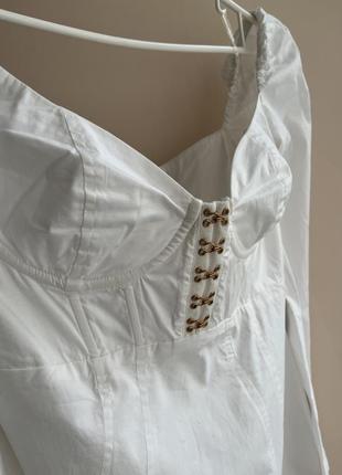 Біла сукня від ohpolly з чашечками4 фото