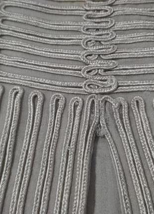 Дизайнерская песочная юбка-карандаш4 фото