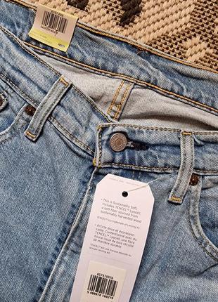 Брендові фірмові стрейчеві джинси levi's 519 skinny hi-ball,нові з бірками, оригінал із сша, розмір w36 l32.6 фото