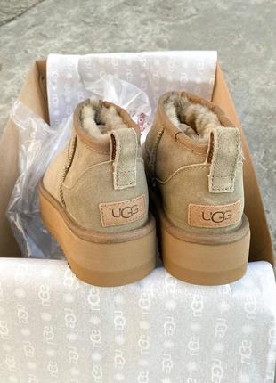 Уггі угги уги ugg mini platform beige premium ⭐️